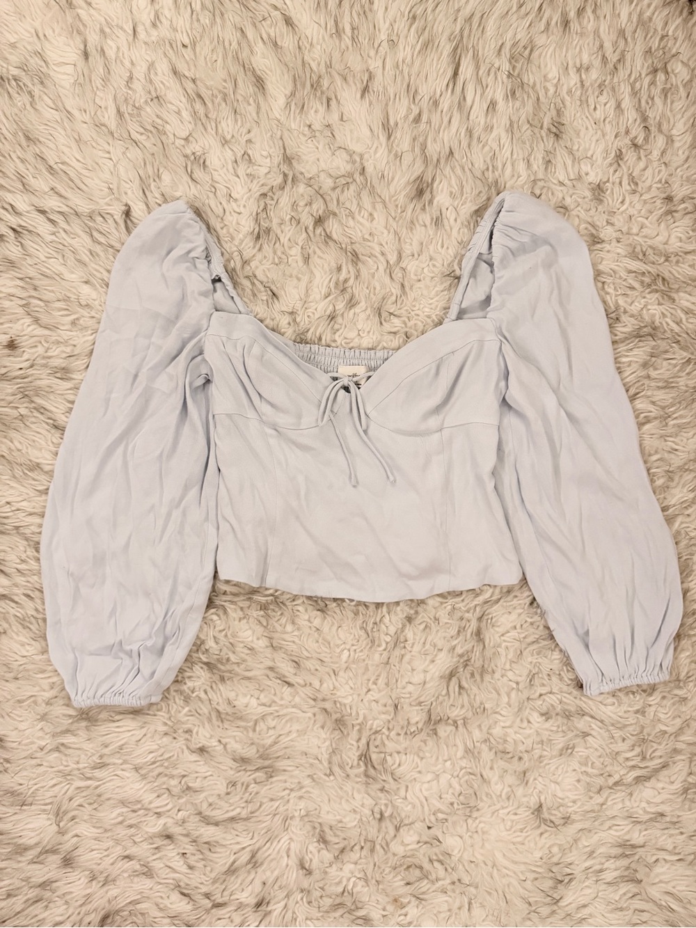 Wilfred ‘Novella’ Blouse - Snowmelt Blue